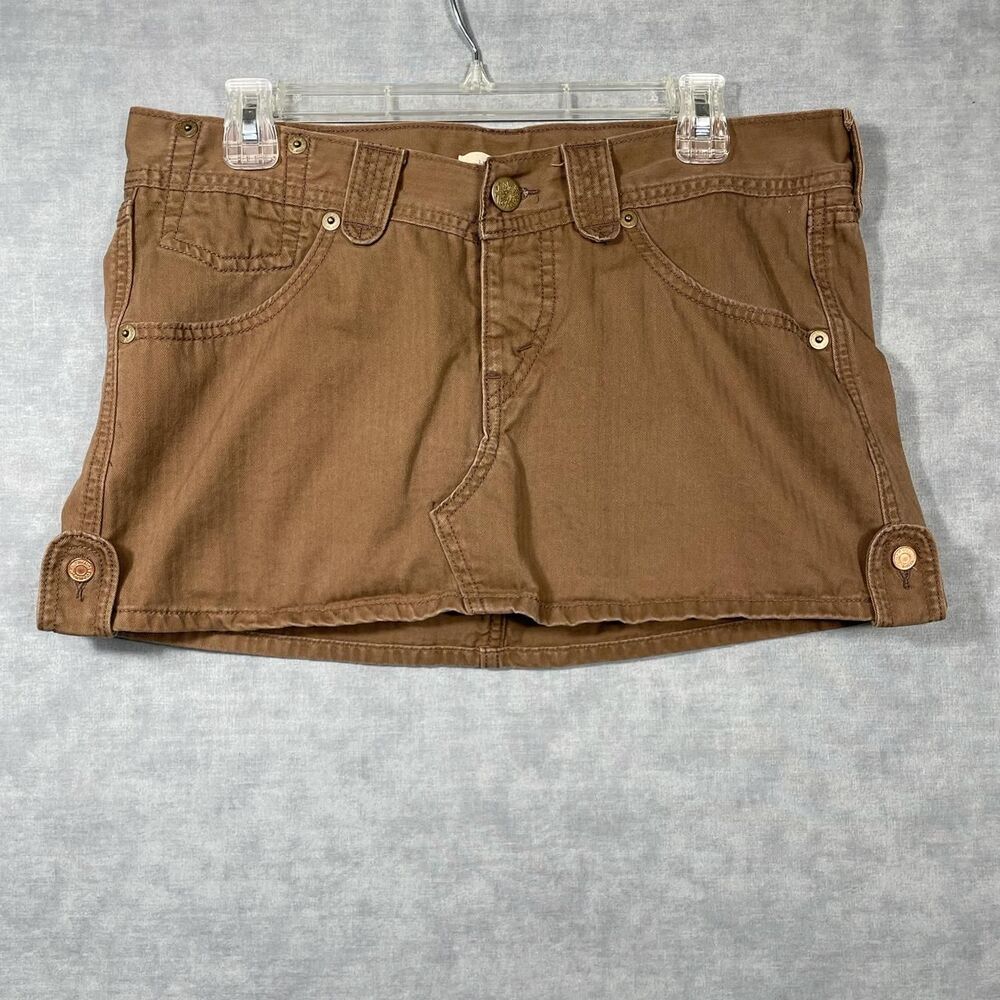 Y2K vintage 2006 Levi's brown 100% cotton skirt